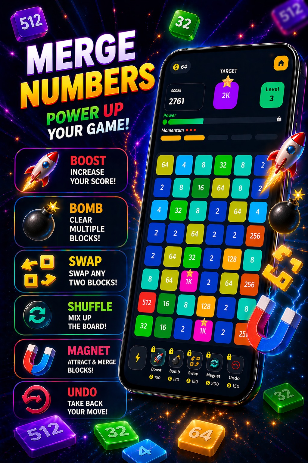 Merge Infinity player home screen
