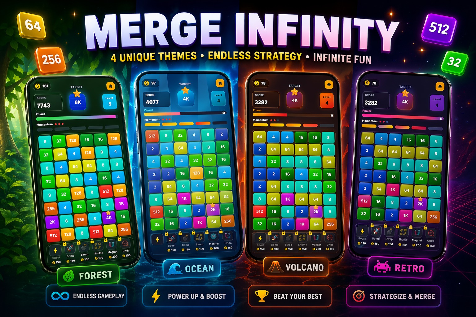 Merge Infinity merge chain selection example
